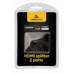 Splitter HDMI Gembird DSP-2PH4-03 2x HDMI 225MHz 4K 60x70x20mm Negro Splitter HDMI Gembird DSP-2PH4-03 2x HDMI 225MHz 4K 60x70x20mm Negro