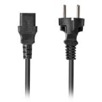 Cable de alimentación Lanberg CA-C13C-15CC-0018-BK 1,8m C13 acoplador CEE7/7 Negro