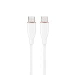 Cavo USB 2.0 Tipo-C a Tipo-C Gembird CC-USB2S-CMCM-1.5M-W 1,5m 60 W Bianco Cavo USB 2.0 Tipo-C a Tipo-C Gembird CC-USB2S-CMCM-1.5M-W 1,5m 60 W Bianco