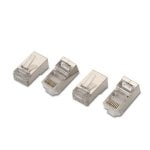 Conector RJ45 AISENS A138-0293 Cat5e FTP Acero inoxidable Pack 10 unidades