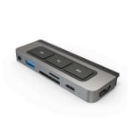 Hub USB-C Hyper HD449 Gris SD/MicroSD HDMI USB 3.2 Type-A 60Hz 60W 98mm Hub USB-C Hyper HD449 Gris SD/MicroSD HDMI USB 3.2 Type-A 60Hz 60W 98mm