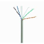 Cable de red Gembird CAT6 UTP 100m CCA alambre sólido gris alta calidad Cable de red Gembird CAT6 UTP 100m CCA alambre sólido gris alta calidad