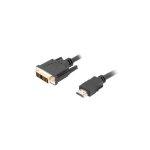 Cable HDMI a DVI-D Lanberg CA-HDDV-10CC-0030-BK 3m macho-macho negro