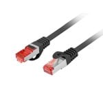 Cabo LAN Lanberg PCF6-10CU-0025-BK 0,25m Cat6 F/UTP Preto