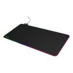 Alfombrilla de Ratón GENESIS Boron 500 XXL RGB Negro Monocromo Multicolor