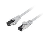 Câble Lanberg PCF8-10CU-0100-S Cat8.1 S/FTP RJ-45 1m Gris Câble Lanberg PCF8-10CU-0100-S Cat8.1 S/FTP RJ-45 1m Gris