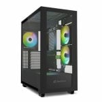 PC Gehäuse Sharkoon Rebel C60 Midi Tower Schwarz ATX Mikro-ATX Mini-ITX PC Gehäuse Sharkoon Rebel C60 Midi Tower Schwarz ATX Mikro-ATX Mini-ITX