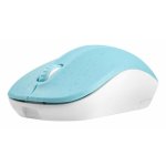 Maus Natec NMY-1651 Bluetooth 1600 DPI Ambidextrisch Blau Weiß