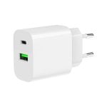 Cargador Rapide Gembird TA-UC-PDQC20-01-W USB 2 Ports 20W Compatible QC 3.0 PD Cargador Rapide Gembird TA-UC-PDQC20-01-W USB 2 Ports 20W Compatible QC 3.0 PD