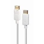 DisplayPort Kabel Gembird CC-DP2-6-W 1,8 m 4K UHD 60 Hz 8-Kanal-Audio DisplayPort DisplayPort