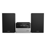 Microset Philips TAM3205M2/77 20W RMS Bluetooth LE Audio FM CD USB Zwart/Zilver