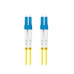 Cable de fibra óptica Lanberg FO-LULU-SD11-0020-YE 2m LC a LC amarillo