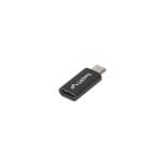 Adaptador Lanberg AD-UC-UM-01 Micro-USB 2.0 B a USB Type-C Níquel Negro Adaptador Lanberg AD-UC-UM-01 Micro-USB 2.0 B a USB Type-C Níquel Negro