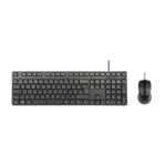 Clavier Targus AKM622ES QWERTY Alámbrico Noir avec Souris Inclus Clavier Targus AKM622ES QWERTY Alámbrico Noir avec Souris Inclus