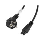 Cavo Lanberg CA-C5CA-11CC-003-BK 3 m C5 accoppiatore CEE7/7 Cavo Lanberg CA-C5CA-11CC-003-BK 3 m C5 accoppiatore CEE7/7