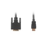 Cable HDMI a DVI-D Lanberg CA-HDDV-10CC-0005-BK 0,5m Macho-Macho Negro