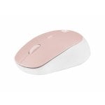Ratón NATEC inalámbrico Bluetooth 1600 DPI 4 botones Rosa Blanco