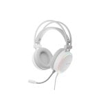 Auriculares Genesis con cable, micrófono, iluminación RGB y drivers 50mm en blanco Auriculares Genesis con cable, micrófono, iluminación RGB y drivers 50mm en blanco