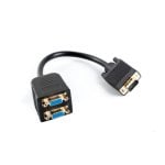 Cavo Lanberg AD-0020-BK VGA D-Sub 0,2 m Maschio a 2 x VGA Femmina Nero Cavo Lanberg AD-0020-BK VGA D-Sub 0,2 m Maschio a 2 x VGA Femmina Nero