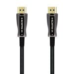 Cable HDMI AISENS A153-0517 20m 2.1 AOC 8K@60Hz 4K@120Hz Fibra Óptica Oro 24K