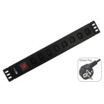 RACK 19” MULTIPLE PDU IEC INTERRUPTOR ALUMÍNIO 8 Saídas 2m RACK 19” MULTIPLE PDU IEC INTERRUPTOR ALUMÍNIO 8 Saídas 2m