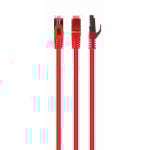 Cable de Red Gembird PP6A-LSZHCU-R-0.5M 0,5m Cat6a S/FTP LSZH contactos oro rojo Cable de Red Gembird PP6A-LSZHCU-R-0.5M 0,5m Cat6a S/FTP LSZH contactos oro rojo
