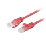 Cabo Lanberg PCU6-20CC-0100-R Cat6 1m U/UTP Vermelho RJ-45 RJ-45