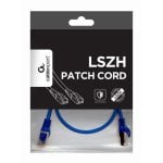 Cable de red Gembird PP6A-LSZHCU-B-0.5M Cat6a S/FTP 0,5m blindado azul oro LSZH Cable de red Gembird PP6A-LSZHCU-B-0.5M Cat6a S/FTP 0,5m blindado azul oro LSZH