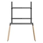 Soporte TV Gembird TVS-86F-01-BK 40kg 139,7-218cm Gestión cables Negro Madera Soporte TV Gembird TVS-86F-01-BK 40kg 139,7-218cm Gestión cables Negro Madera