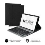 Funda con teclado Bluetooth SUBBLIM KeyTab Pro BT Samsung GT A8 10.5" X200/205 QWERTY Español Negro/Gris Funda con teclado Bluetooth SUBBLIM KeyTab Pro BT Samsung GT A8 10.5" X200/205 QWERTY Español Negro/Gris
