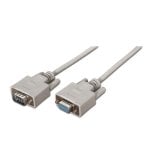 Cable serie RS232 Aisens A112-0065 DB9 Macho-Hembra 1.8m Beige 1:1 Hasta 1.6Mbps RoHS Cable serie RS232 Aisens A112-0065 DB9 Macho-Hembra 1.8m Beige 1:1 Hasta 1.6Mbps RoHS