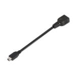 Kabel AISENS A101-0033 USB 2.0 OTG Mini-USB B-Männlich zu USB A-Weiblich 15cm schwarz