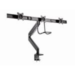 Soporte para monitor Gembird MA-DA3-03 brazo articulado para 3 monitores hasta 27” VESA negro Soporte para monitor Gembird MA-DA3-03 brazo articulado para 3 monitores hasta 27” VESA negro