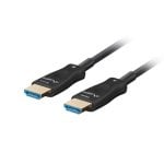 HDMI Kabel Lanberg CA-HDMI-30FB-0400-BK 40 m 48 Gbit/s Schwarz