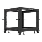 Rack Lanberg OR01-6109-B 9U 600 kg Schwarz Rackschienen Rollen Rack Rack Lanberg OR01-6109-B 9U 600 kg Schwarz Rackschienen Rollen Rack