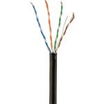 Cable LAN Gembird CAT5e FTP 305m F/UTP Exterior Relleno Gel Blindado Negro Cable LAN Gembird CAT5e FTP 305m F/UTP Exterior Relleno Gel Blindado Negro