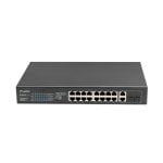 Switch Lanberg RSFE-16P-2C-150 18 Puertos Gigabit PoE Rack 1U No Administrado