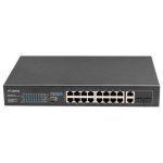 Switch Lanberg RSFE-16P-2C-150 18 ports PoE+ 1U