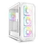 Caja PC Sharkoon AK5G RGB Blanco ATX Cristal Templado 4 Ventiladores PWM RGB USB-C Caja PC Sharkoon AK5G RGB Blanco ATX Cristal Templado 4 Ventiladores PWM RGB USB-C