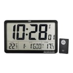 Termometro Trevi OM 3560 RC Nero Interno Esterno LCD Termometro AA Batteria Alcalina Termometro Trevi OM 3560 RC Nero Interno Esterno LCD Termometro AA Batteria Alcalina