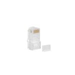 Conector Lanberg PLU-6000 RJ-45 Transparente Cat6 100 Peças Bolsa Plástico