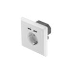 Socket 1366 Lanberg AC-WS01-USB2-F Imperial 1 Kopf Socket 1366 Lanberg AC-WS01-USB2-F Imperial 1 Kopf