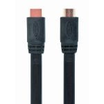 Gembird CC-HDMI4F-6 Câble HDMI Plat 1,8m 4K UHD 10 Gbit/s Noir Gembird CC-HDMI4F-6 Câble HDMI Plat 1,8m 4K UHD 10 Gbit/s Noir