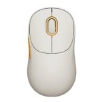 Ratón Xiaomi inalámbrico 1200 DPI Bluetooth RF clic silencioso blanco
