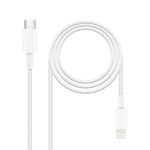 Cabo Lightning Nanocable USB-C 0,5m Branco Macho Macho RoHS Cabo Lightning Nanocable USB-C 0,5m Branco Macho Macho RoHS