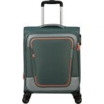 Maleta Cabina American Tourister Pulsonic 55cm Expandible TSA 4 Ruedas Dark Forest