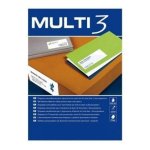 Etiketten Apli Multi3 210 x 297mm 100 Blatt Klebepapier weiß