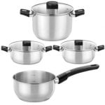 Batterieset Elite Monix M240001 Edelstahl Induktion Kochgeschirr Casserole 20-24cm Kasserolle 14cm Batterieset Elite Monix M240001 Edelstahl Induktion Kochgeschirr Casserole 20-24cm Kasserolle 14cm