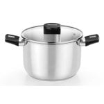 Olla Monix M240224 6.5L Acero Inoxidable 18/10 24cm Tapa Vidrio Inducción Olla Monix M240224 6.5L Acero Inoxidable 18/10 24cm Tapa Vidrio Inducción