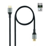 Cable HDMI Nanocable 10.15.8101-L150 2.1 1.5m UHD 8K@60Hz Ultra High Speed Conectores Oro Negro